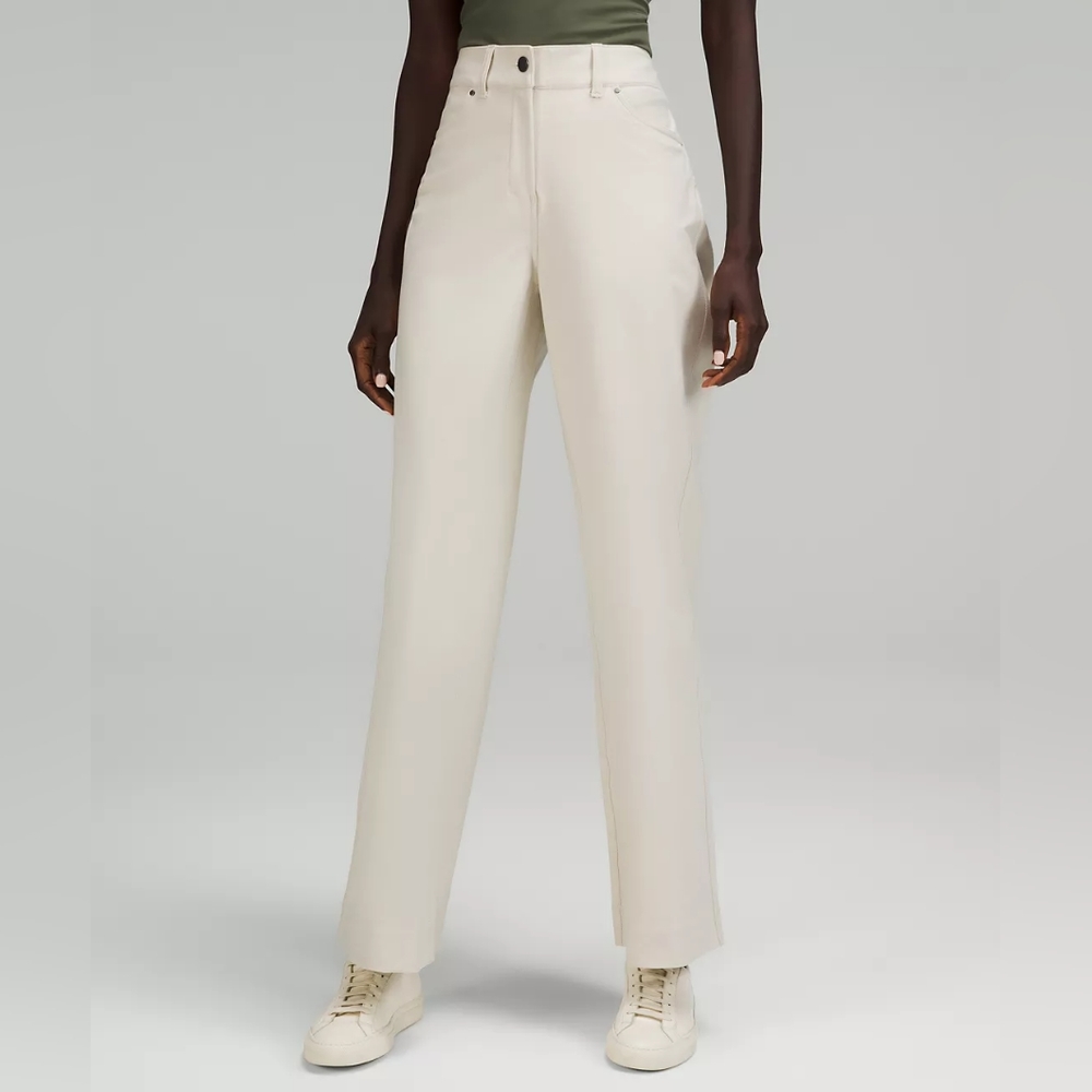 Lululemon City Sleek 5 Pocket High-Rise Wide-Leg PantLight Utilitech